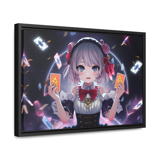 "Arcane Card Mastery" - Gallery Canvas Wraps, Horizontal Frame