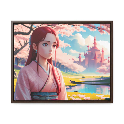 "Whispers of Spring in the Enchanted Realm" - Gallery Canvas Wraps, Horizontal Frame