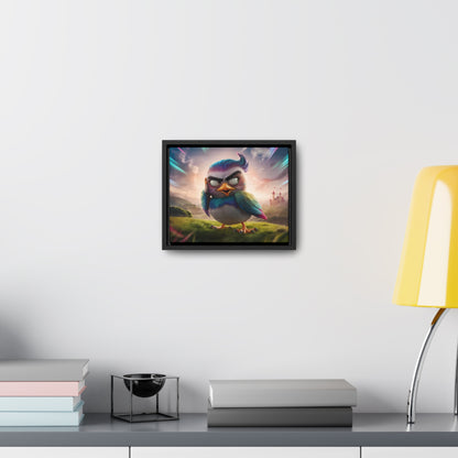 Feathered Fury: The Guardian of the Sky - Gallery Canvas Wraps, Horizontal Frame