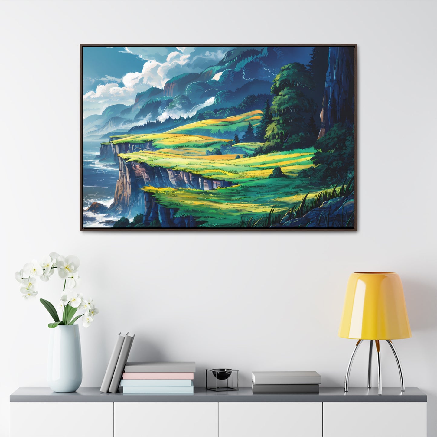 Edge of the Wild Coast - Gallery Canvas Wraps, Horizontal Frame