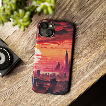 Anime City at Dawn - Smartphone Tough Cases