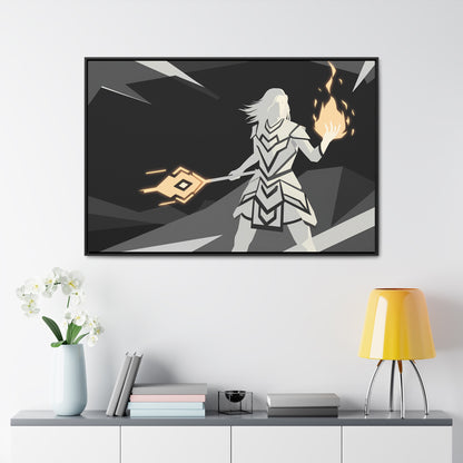 Ethereal Flamebearer - Gallery Canvas Wraps, Horizontal Frame