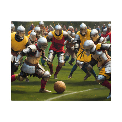 Knights of the Pitch: Medieval Football Frenzy - Jigsaw Puzzle (30, 110, 252, 500,1000-Piece)