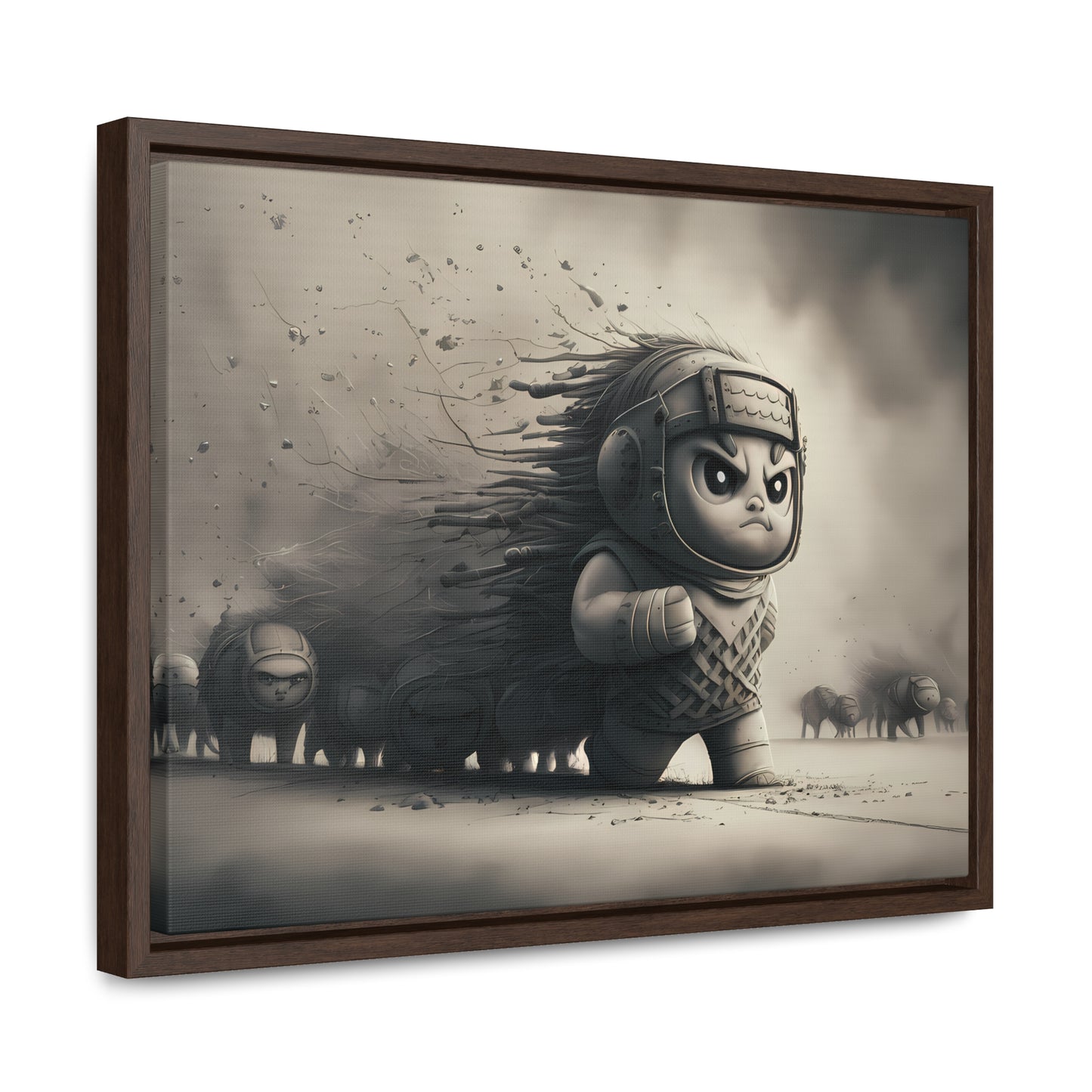 March of the Determined - Gallery Canvas Wraps, Horizontal Frame