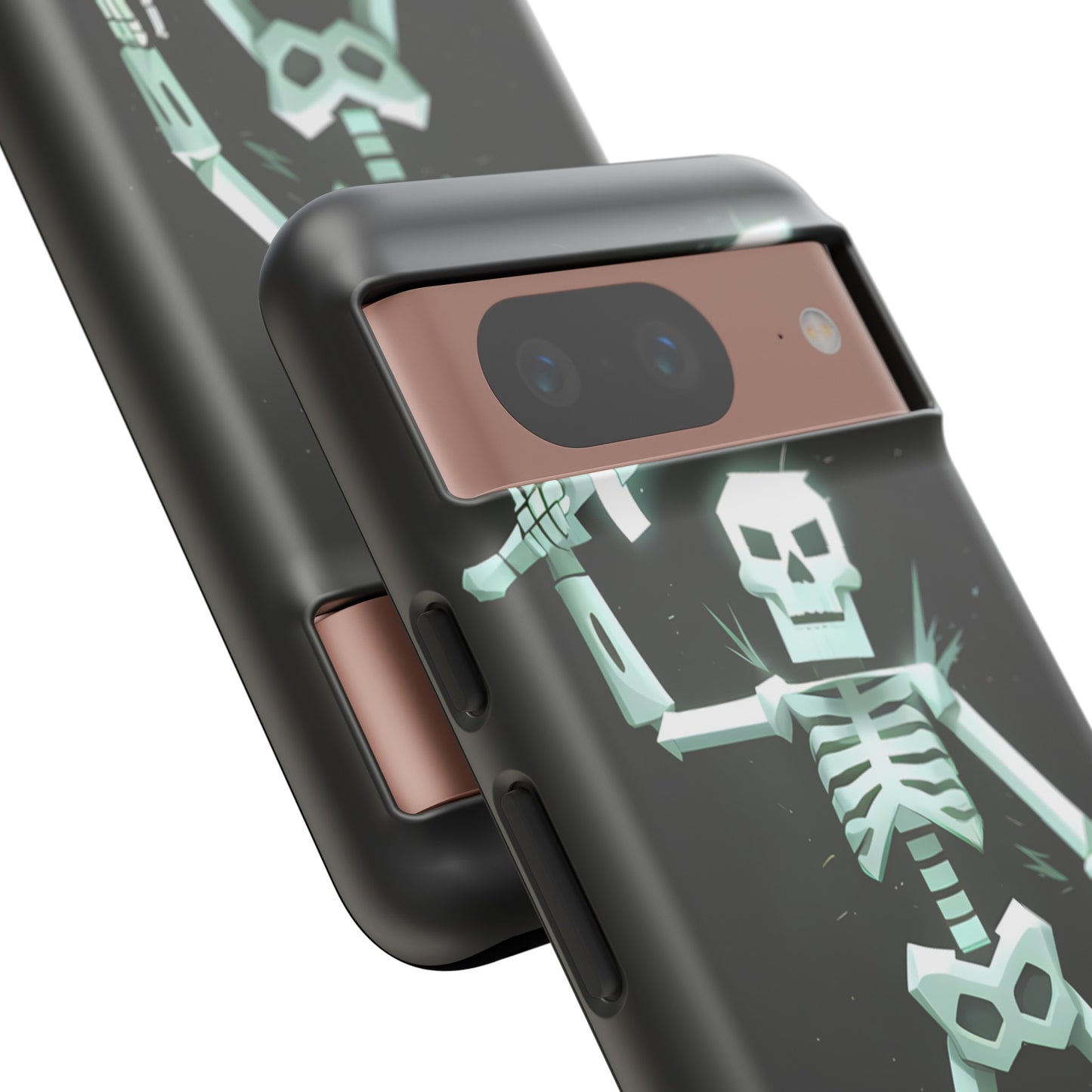 Geometric Skeleton Swordsman - Smartphone Tough Cases