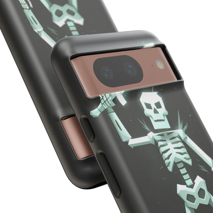 Geometric Skeleton Swordsman - Smartphone Tough Cases