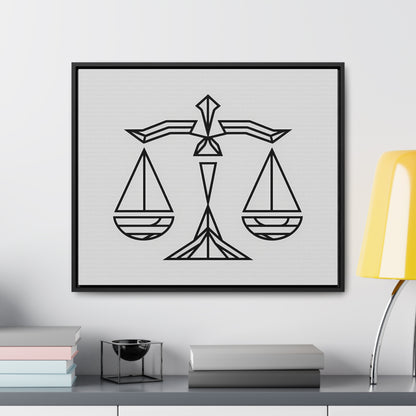 Balance of Justice - Gallery Canvas Wraps, Horizontal Frame