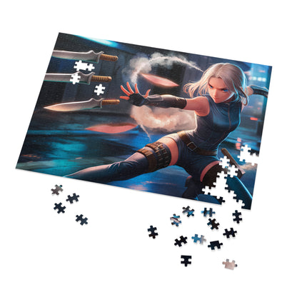 Blades of the Night Hunter - Jigsaw Puzzle (30, 110, 252, 500,1000-Piece)