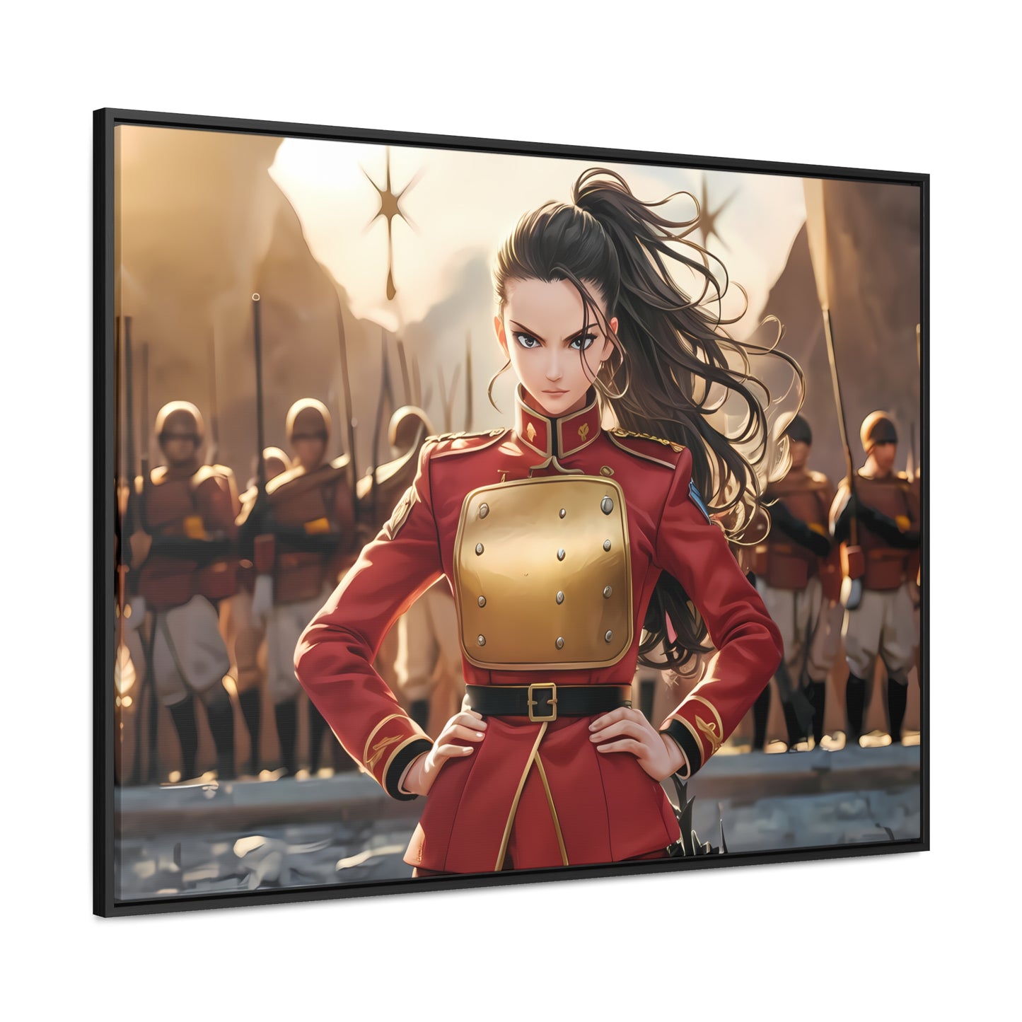 Commander of the Crimson Legion - Gallery Canvas Wraps, Horizontal Frame