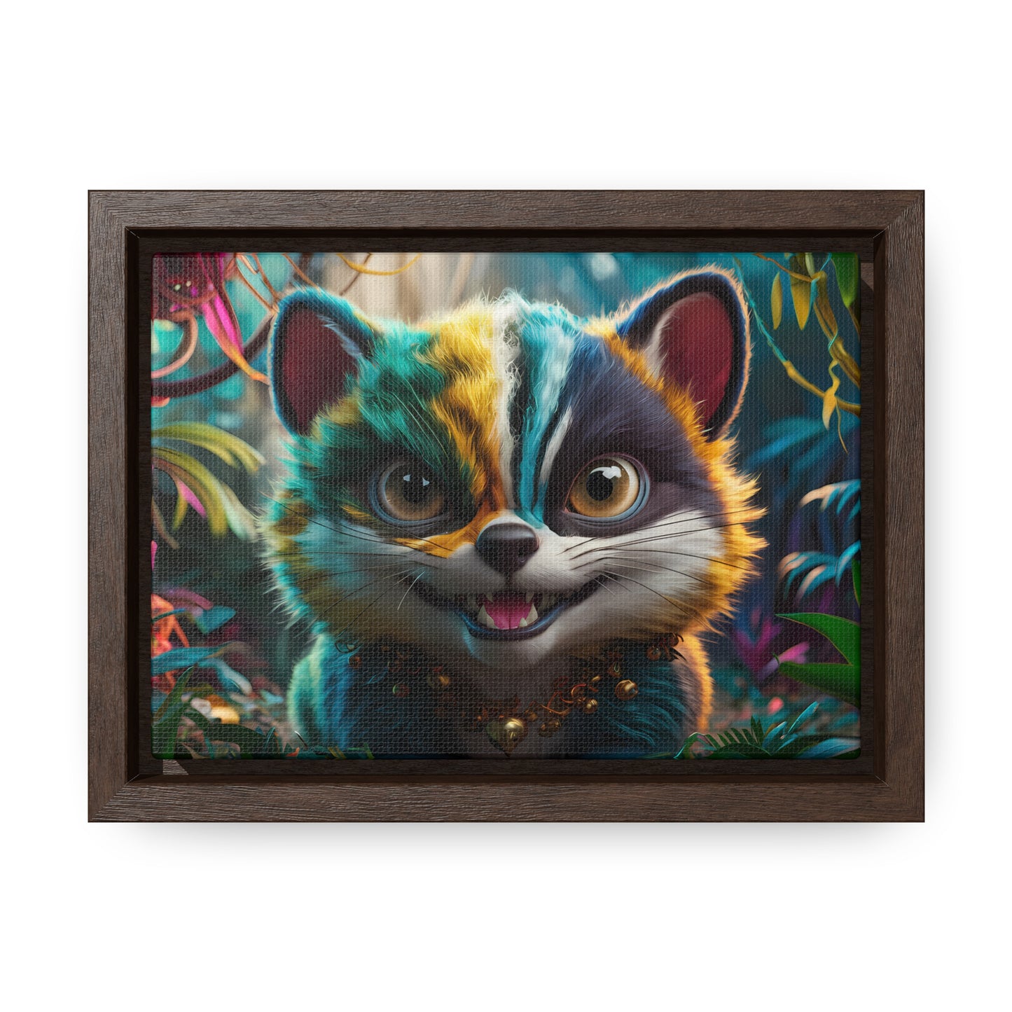 Jungle Mischief - Gallery Canvas Wraps, Horizontal Frame