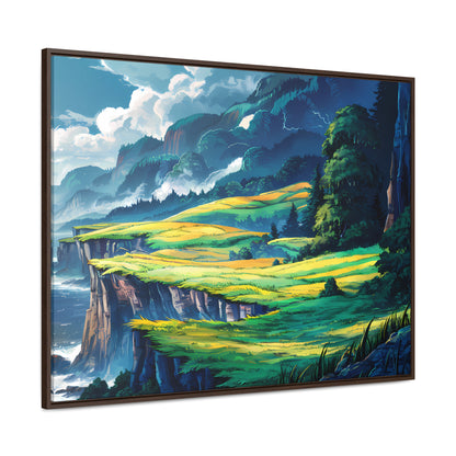 Edge of the Wild Coast - Gallery Canvas Wraps, Horizontal Frame