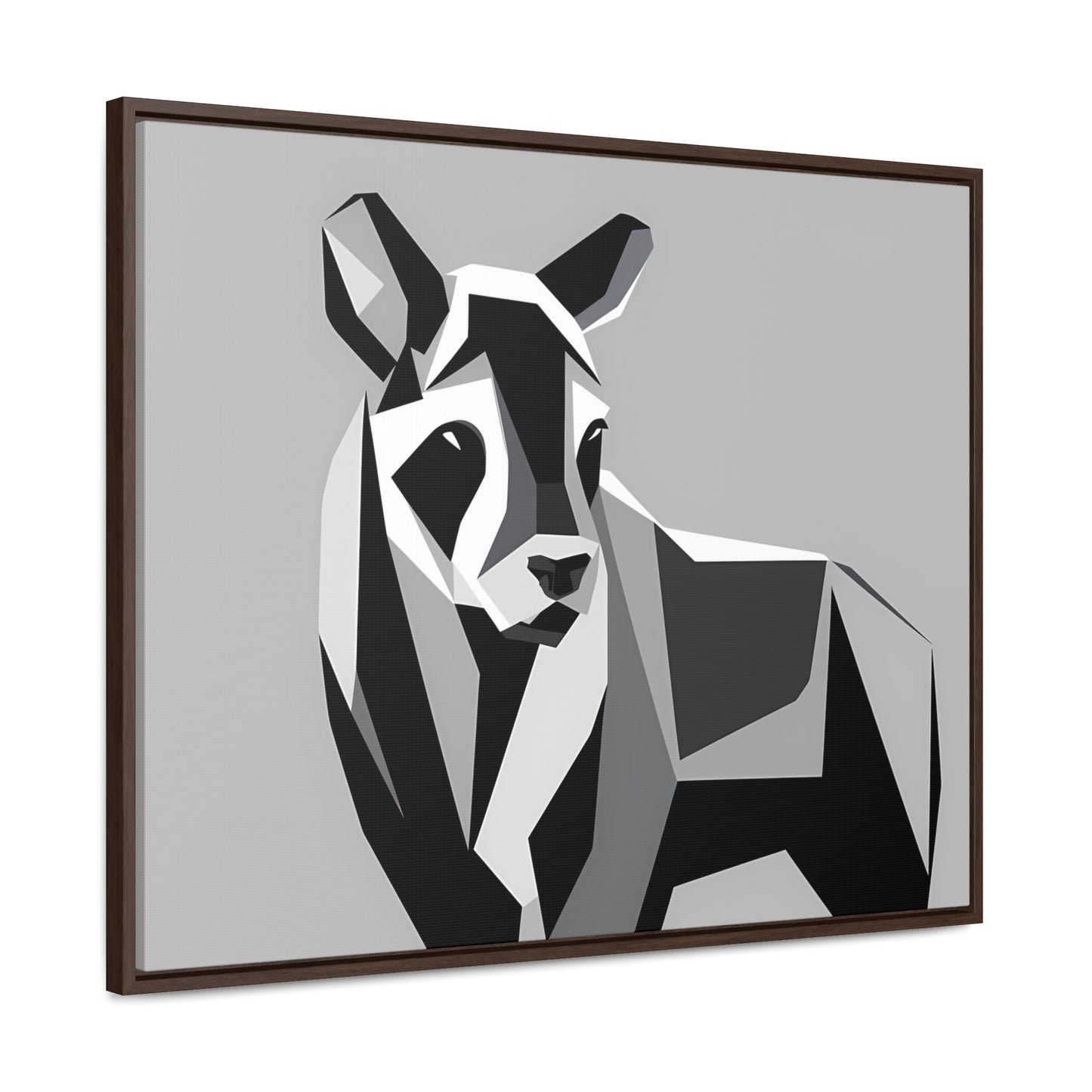 Monochrome Geometry - Gallery Canvas Wraps, Horizontal Frame