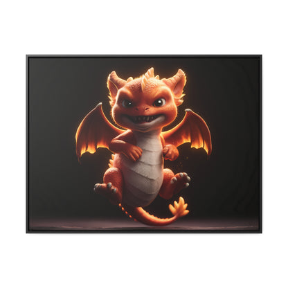 Fiery Mischief - Gallery Canvas Wraps, Horizontal Frame