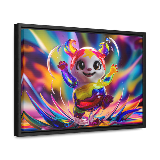 Splash of Joy - Gallery Canvas Wraps, Horizontal Frame