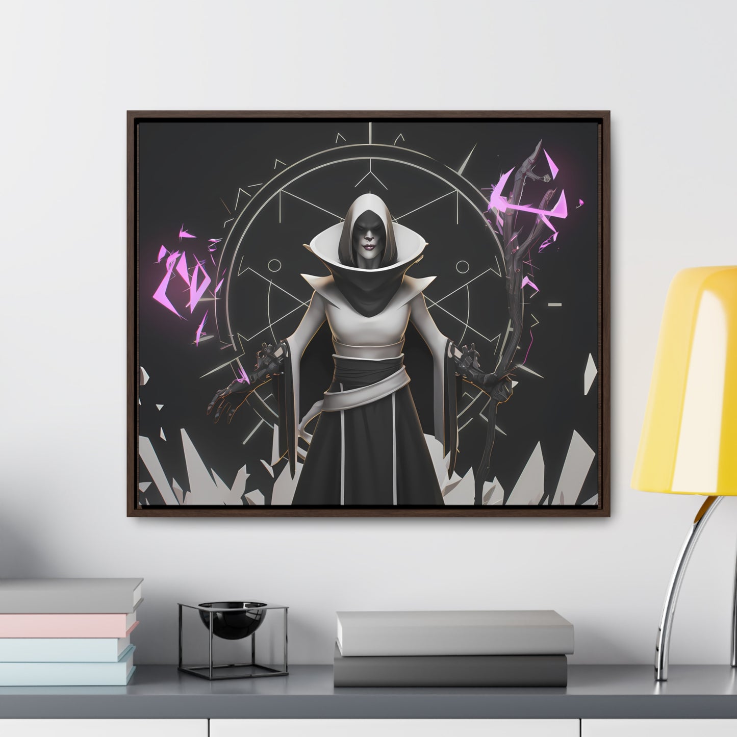 Veil of the Arcane Wraith - Gallery Canvas Wraps, Horizontal Frame