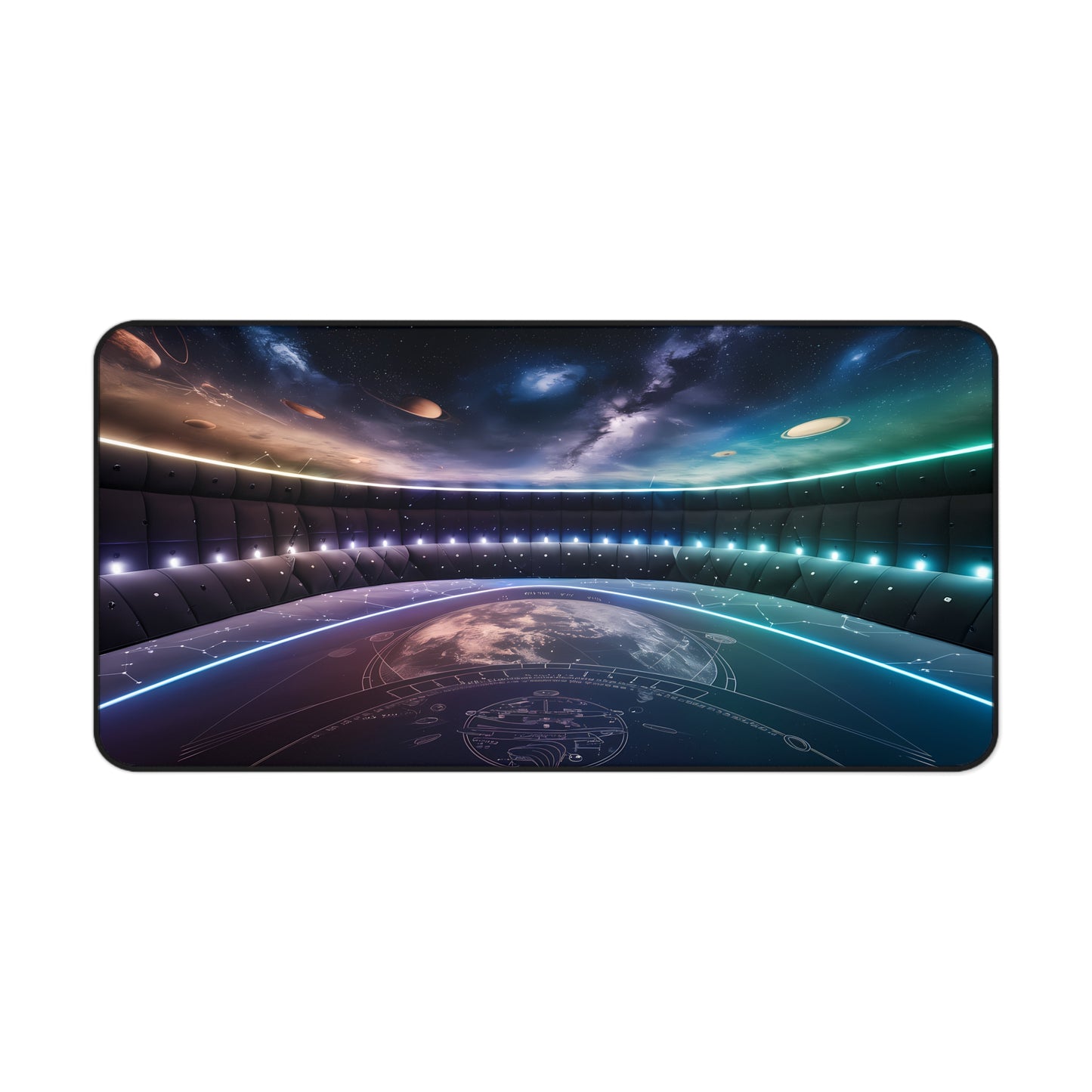 Space Ship View - Desk Mat