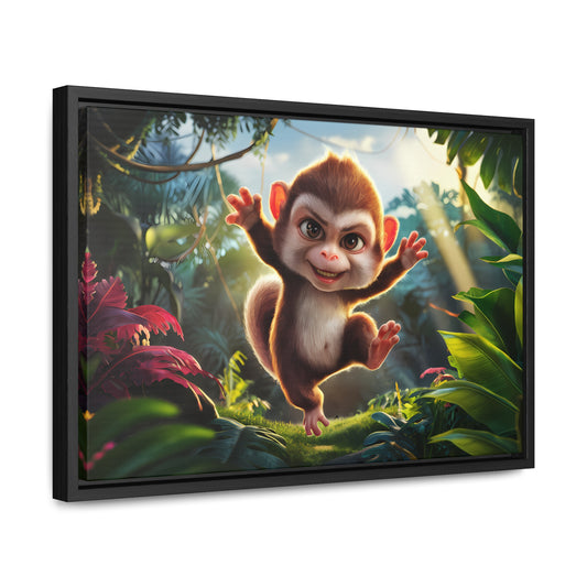 Jungle Joy - Gallery Canvas Wraps, Horizontal Frame