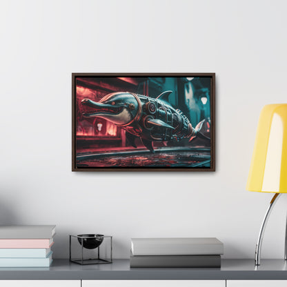 Mechanical Apex Predator - Gallery Canvas Wraps, Horizontal Frame