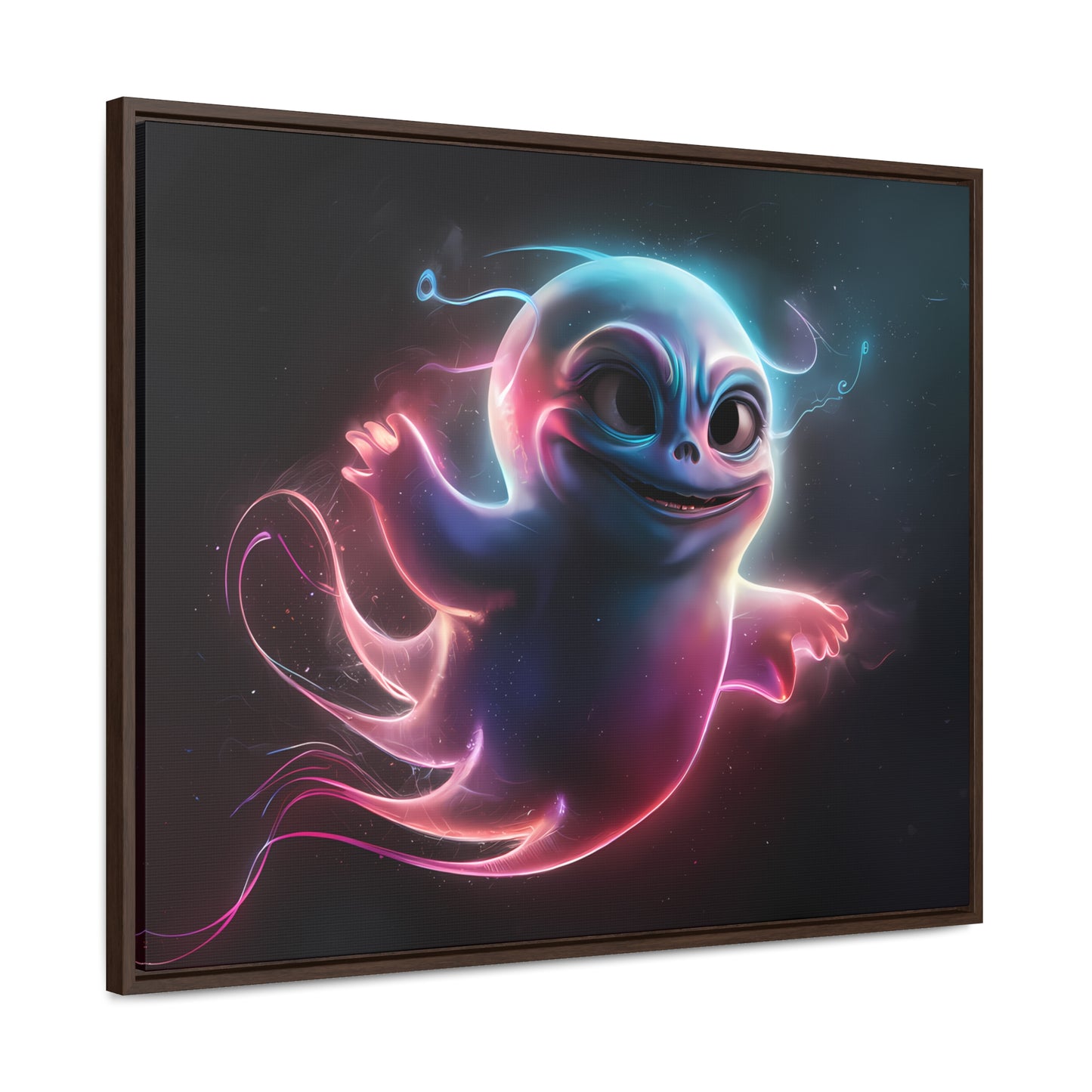 Neon Ghostling - Gallery Canvas Wraps, Horizontal Frame