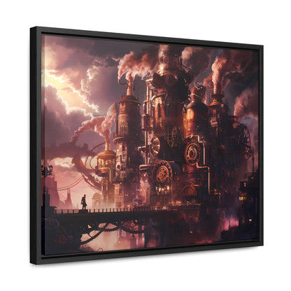 Industrial Twilight - Gallery Canvas Wraps, Horizontal Frame