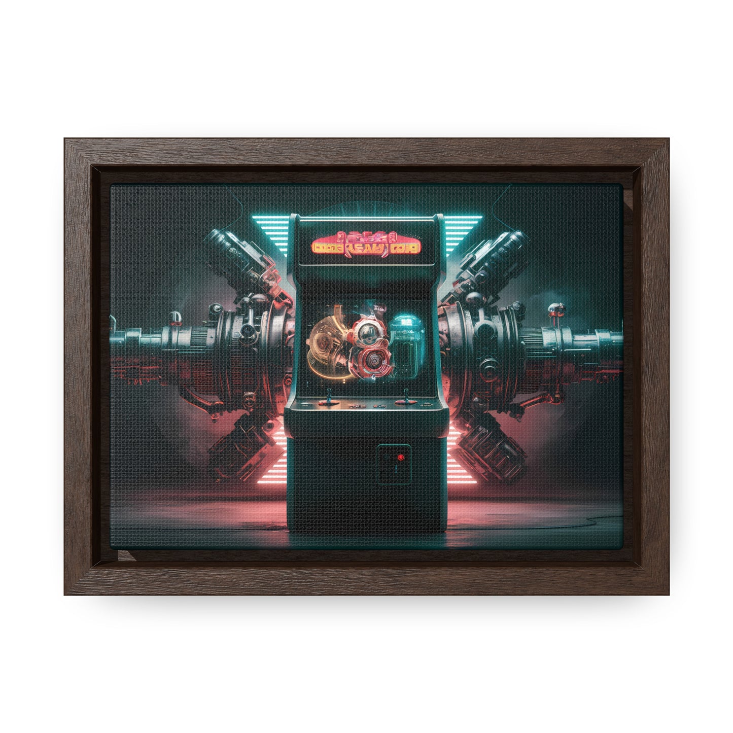 Quantum Arcade Revolution - Gallery Canvas Wraps, Horizontal Frame