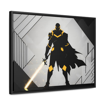 The Sentinel of Shadows - Gallery Canvas Wraps, Horizontal Frame