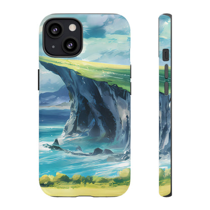 Anime Cliff by the Sea - Smartphone Tough Cases