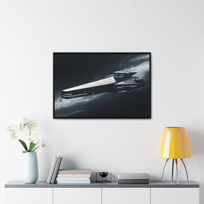 Starship of the Void - Gallery Canvas Wraps, Horizontal Frame