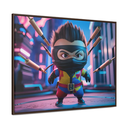 Ninja Toy Showdown - Gallery Canvas Wraps, Horizontal Frame