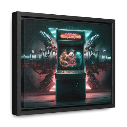 Quantum Arcade Revolution - Gallery Canvas Wraps, Horizontal Frame