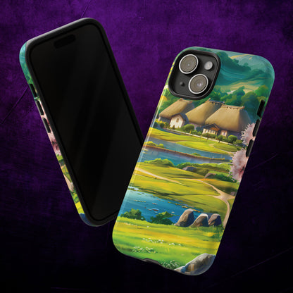 Idyllic Anime Village - Smartphone Tough Cases