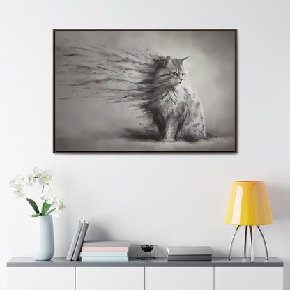 Ephemeral Whiskers - Gallery Canvas Wraps, Horizontal Frame