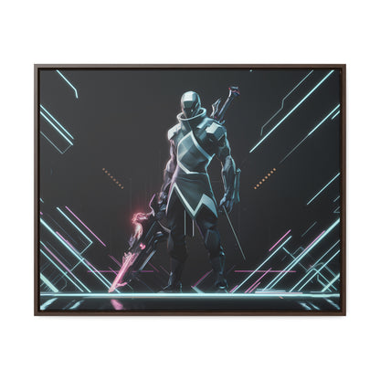 Cybernetic Vanguard - Gallery Canvas Wraps, Horizontal Frame