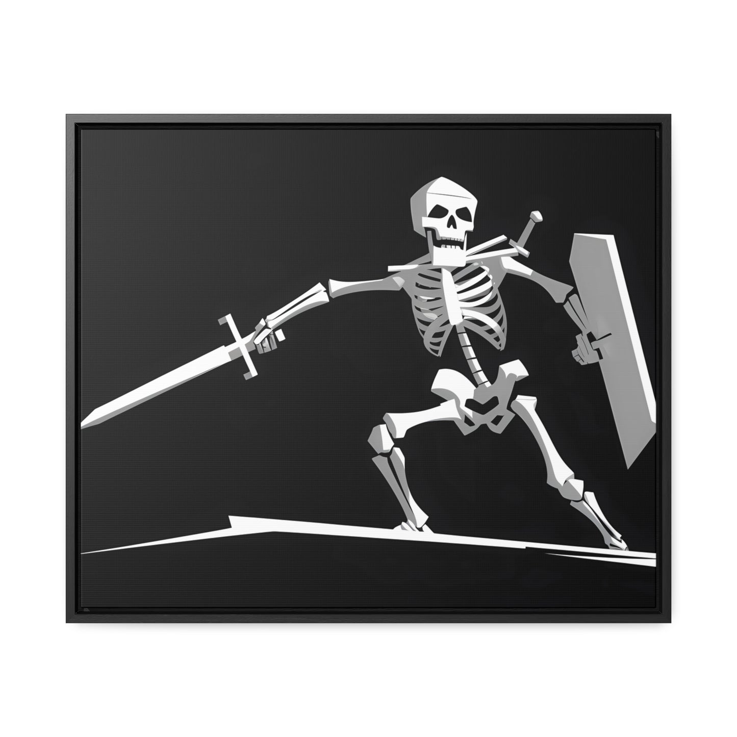 The Undead Sentinel - Gallery Canvas Wraps, Horizontal Frame