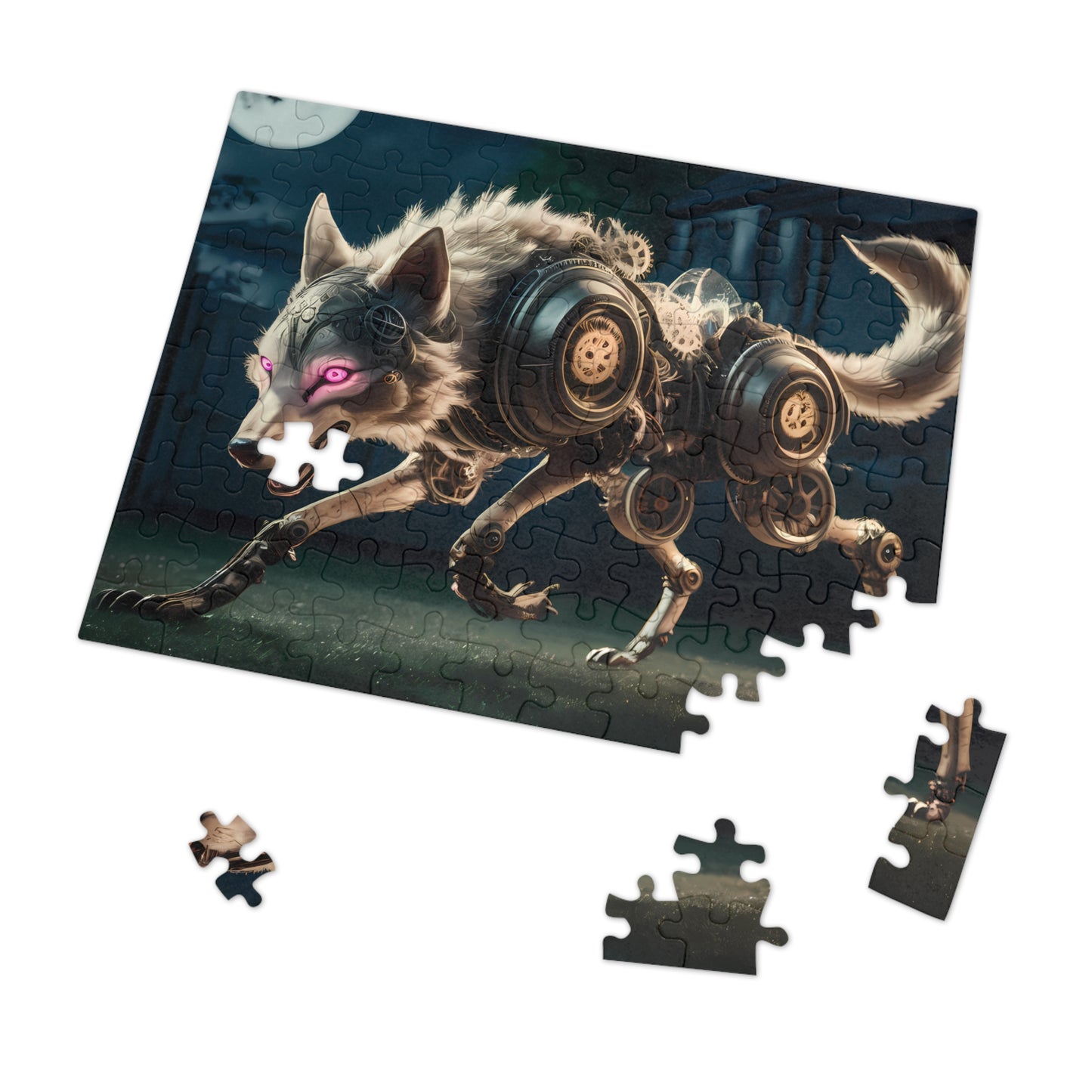 The Mechanical Huntress - Jigsaw Puzzle (30, 110, 252, 500,1000-Piece)