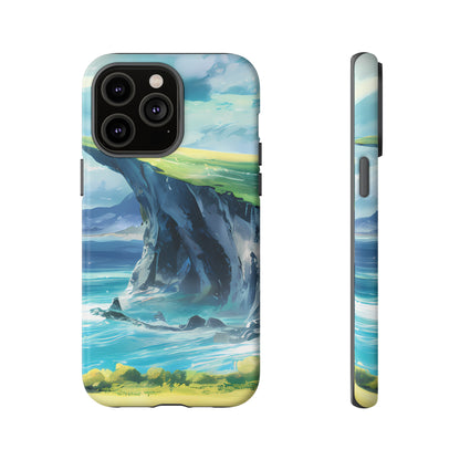 Anime Cliff by the Sea - Smartphone Tough Cases