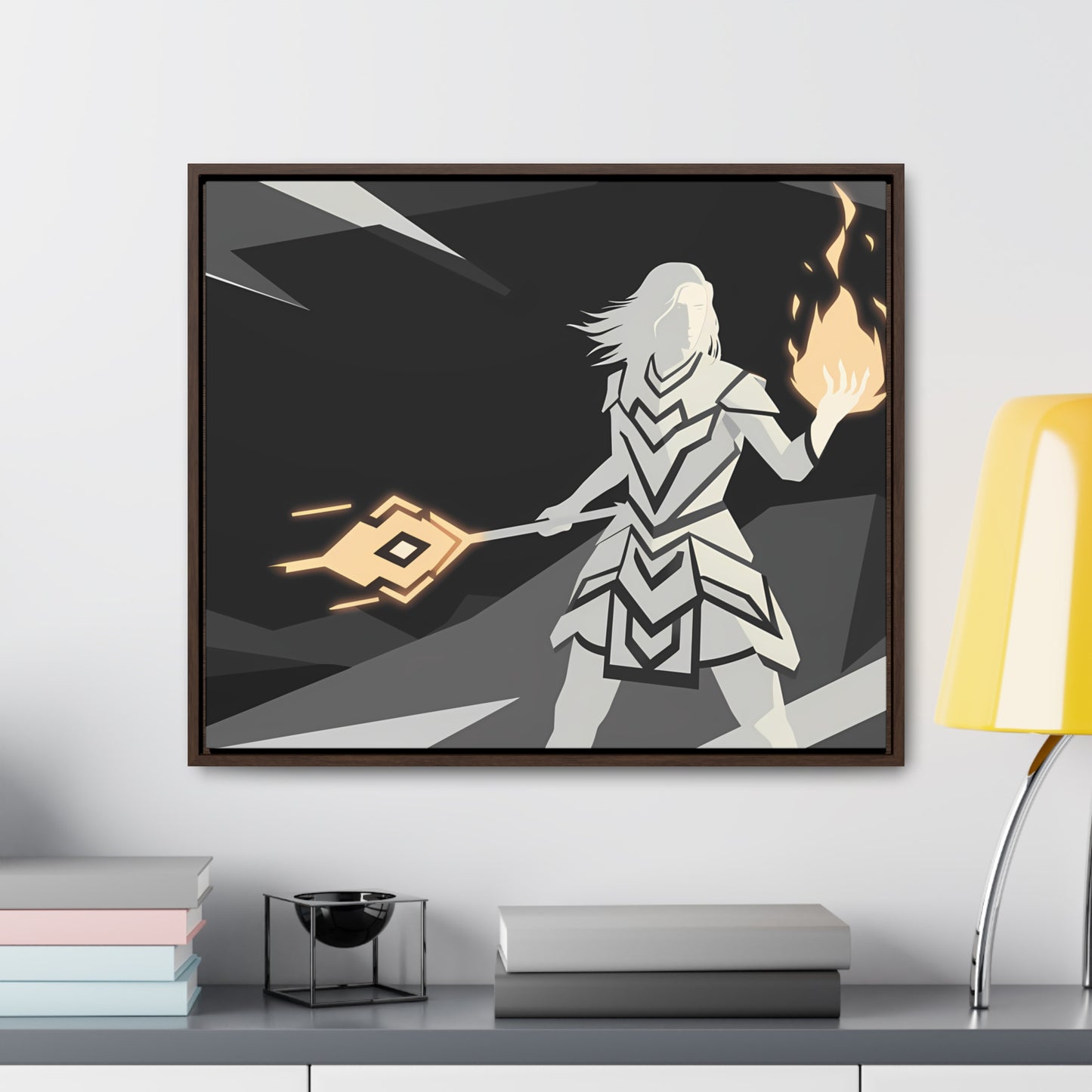 Ethereal Flamebearer - Gallery Canvas Wraps, Horizontal Frame