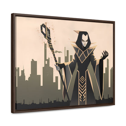 Shadow Sovereign of the Forsaken City - Gallery Canvas Wraps, Horizontal Frame