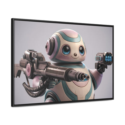 "Adorable Defender" - Gallery Canvas Wraps, Horizontal Frame