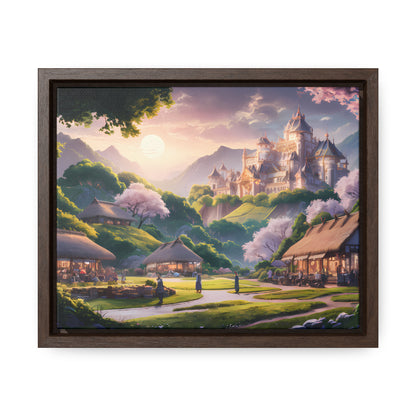 "Whispers of the Twilight Kingdom" - Gallery Canvas Wraps, Horizontal Frame