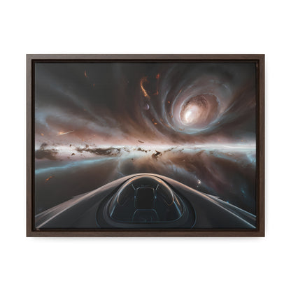 Journey Through the Celestial Abyss - Gallery Canvas Wraps, Horizontal Frame