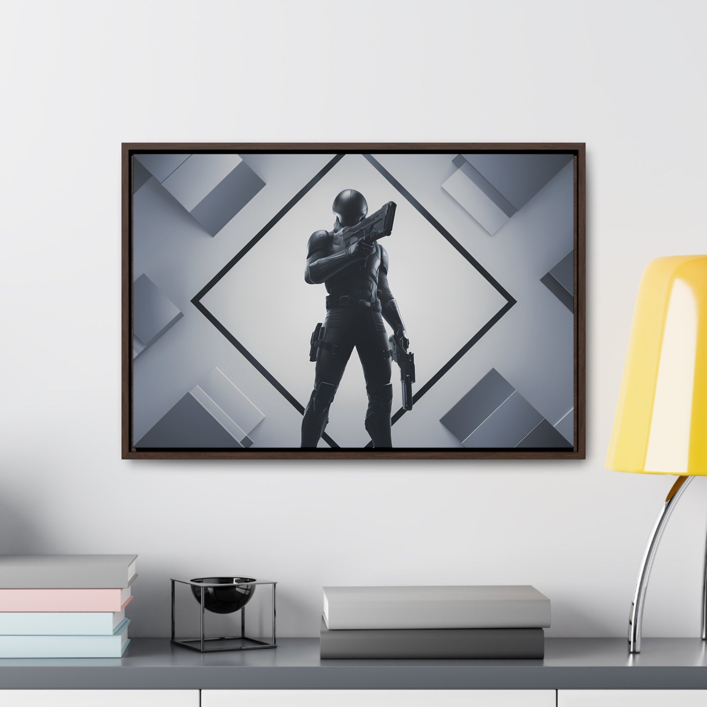 Shadow Enforcer - Gallery Canvas Wraps, Horizontal Frame