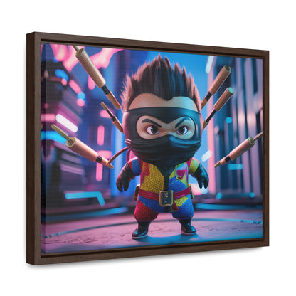 Ninja Toy Showdown - Gallery Canvas Wraps, Horizontal Frame