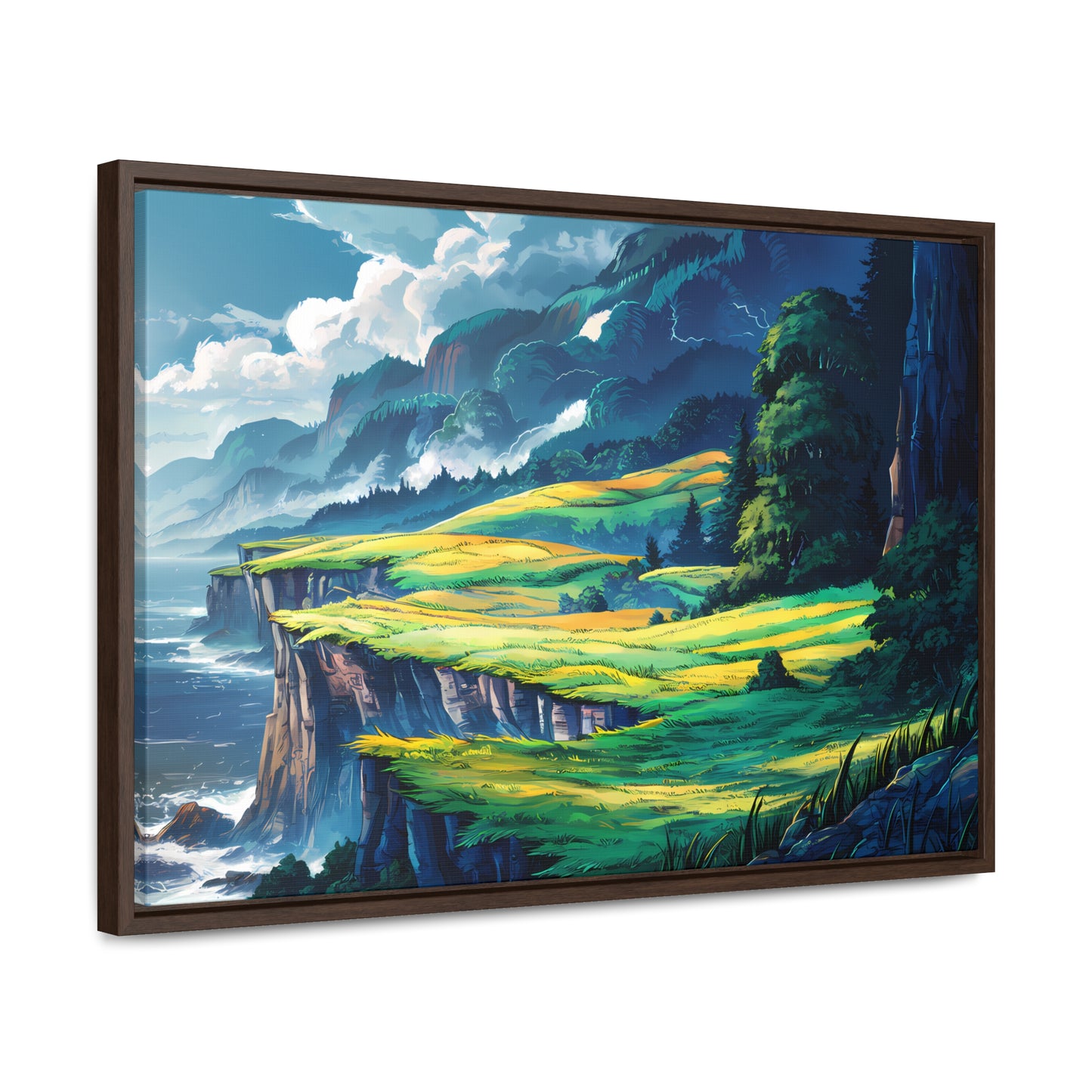 Edge of the Wild Coast - Gallery Canvas Wraps, Horizontal Frame