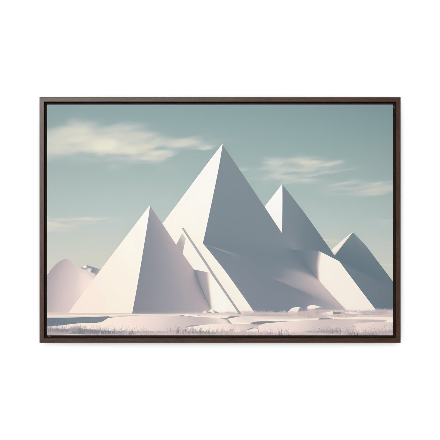 Monolith Peaks - Gallery Canvas Wraps, Horizontal Frame