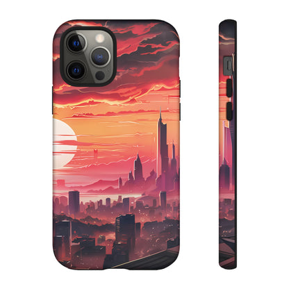 Anime City at Dawn - Smartphone Tough Cases