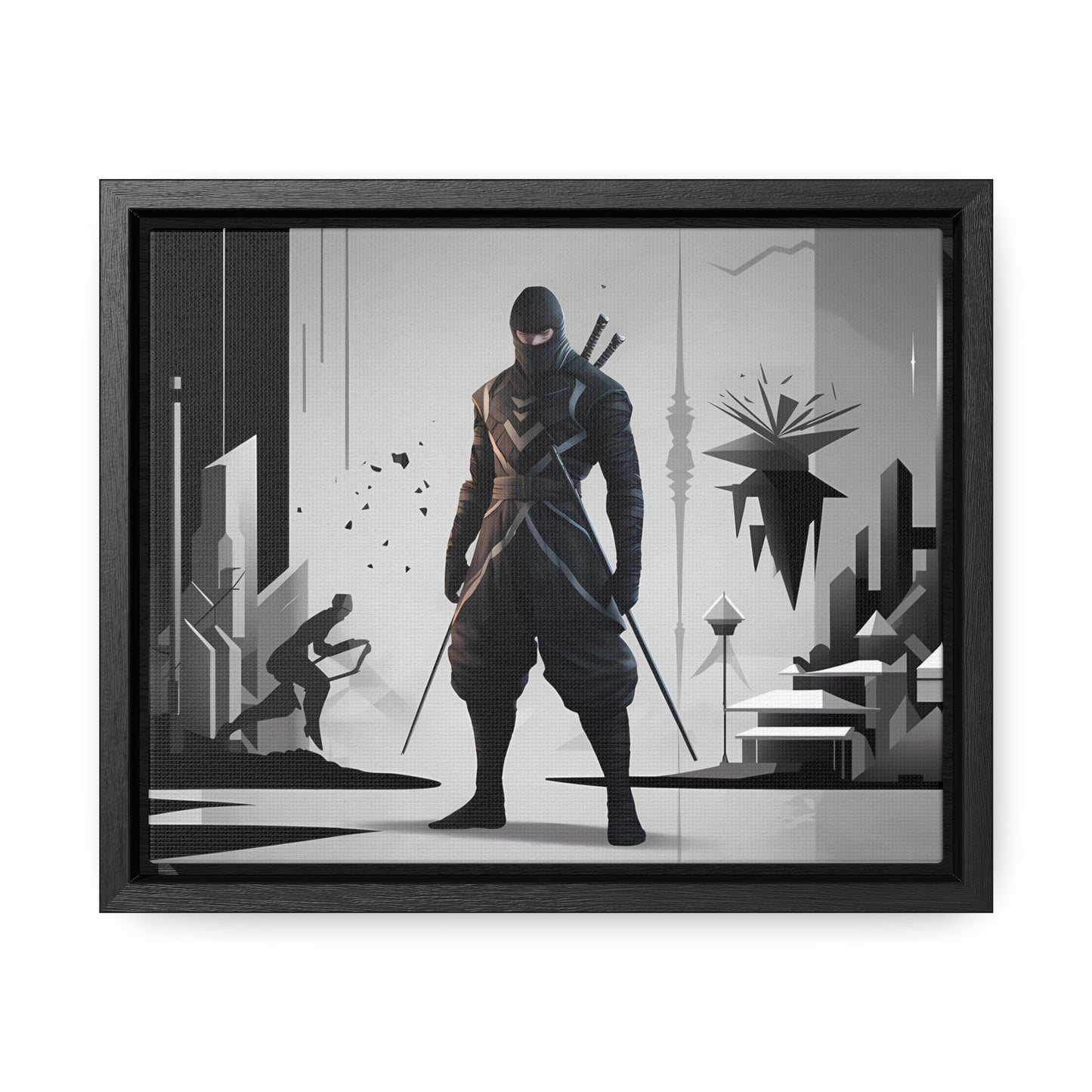 Shadowblade: The Silent Protector - Gallery Canvas Wraps, Horizontal Frame