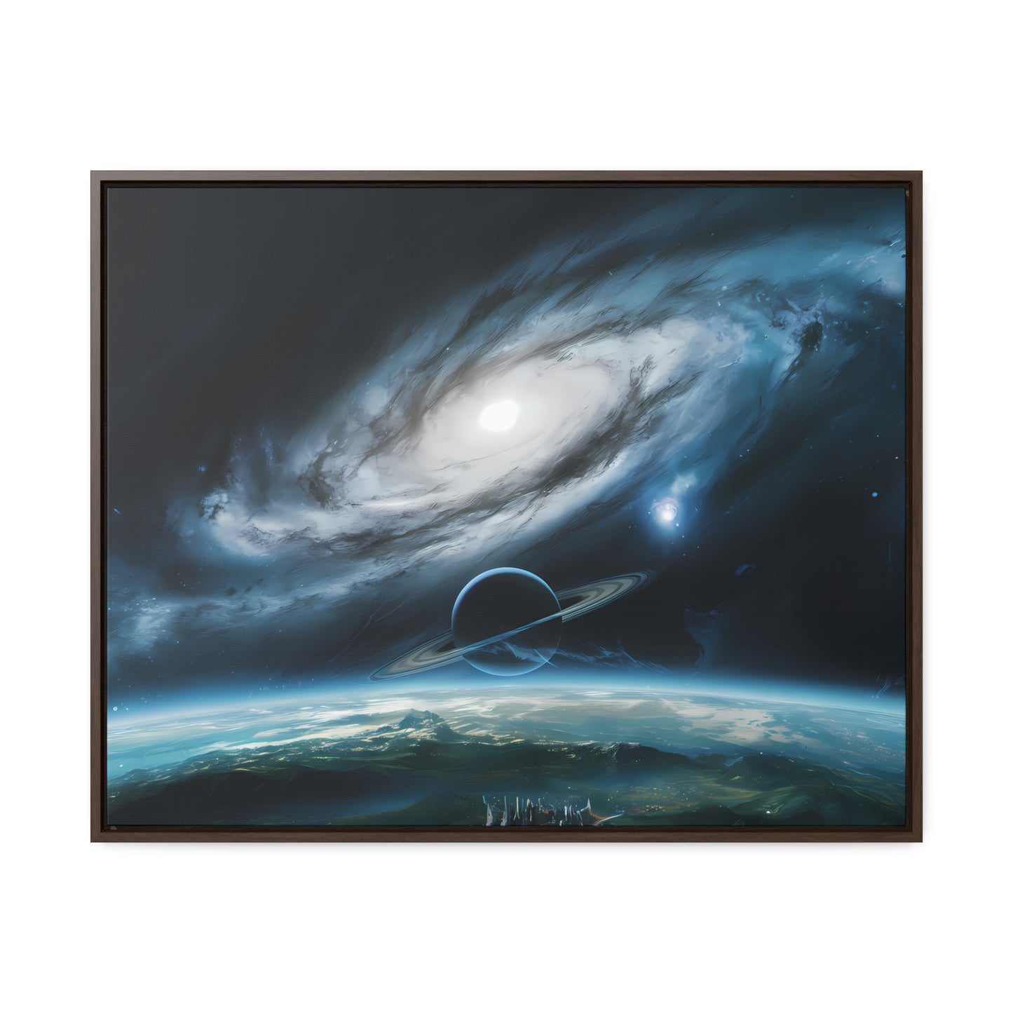 Celestial Spiral - Gallery Canvas Wraps, Horizontal Frame