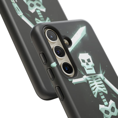 Geometric Skeleton Swordsman - Smartphone Tough Cases