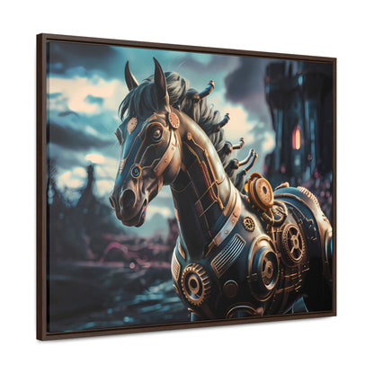 The Mechanical Steed of Dystopia - Gallery Canvas Wraps, Horizontal Frame